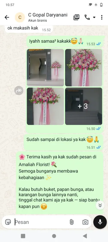 Pengiriman Karangan Bunga Tangkisan Tawangsari